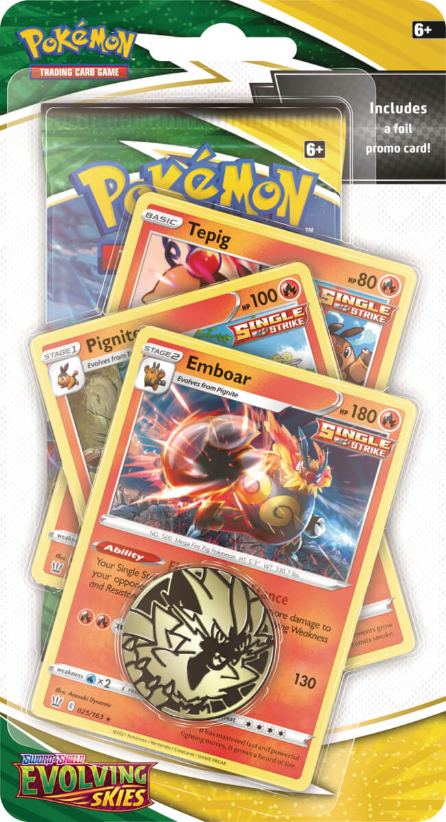 Sword & Shield: Evolving Skies – 1 Pack Blister (3 cards) (PRE-ORDER